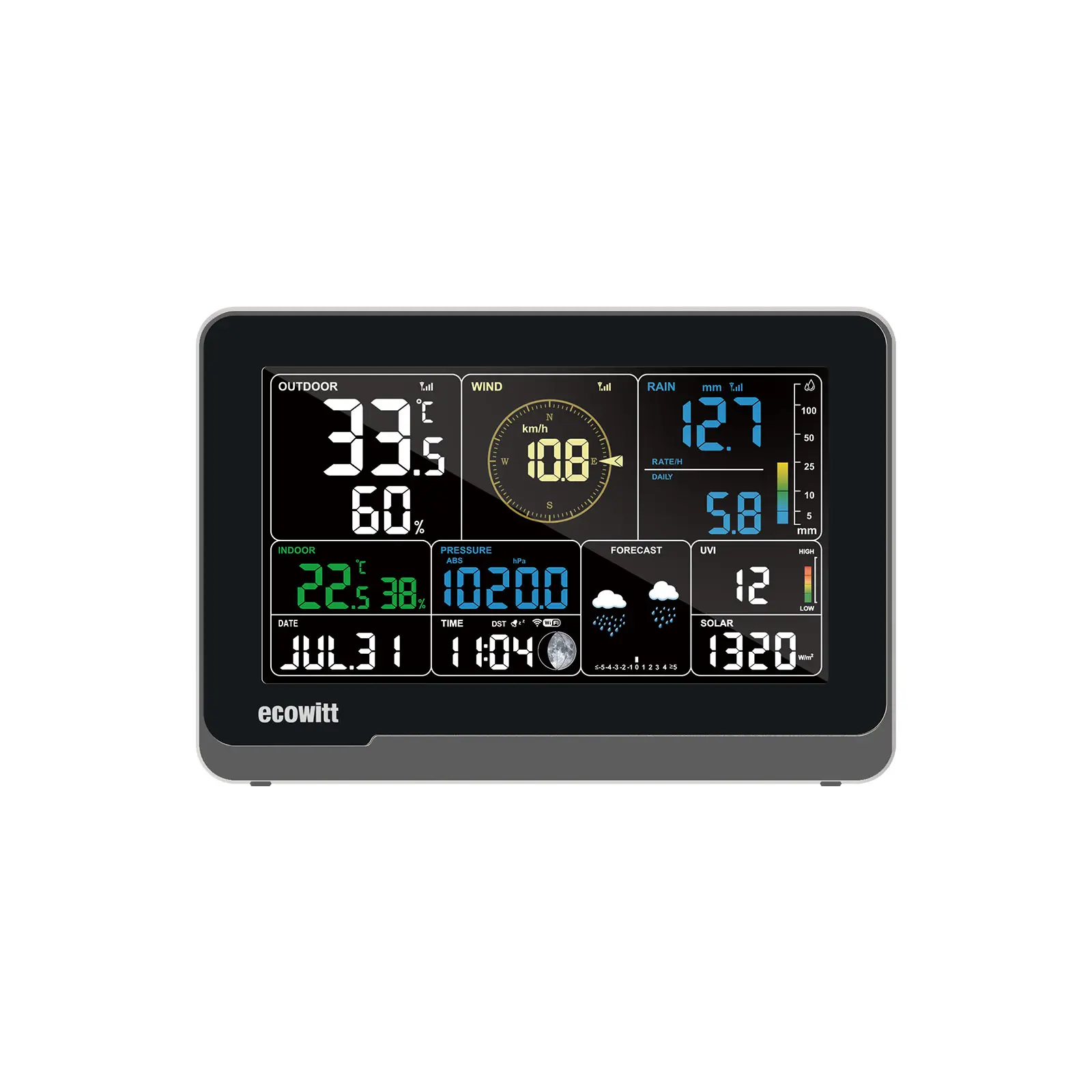 Ecowitt WS3900 Weather Station Console IOT Ready